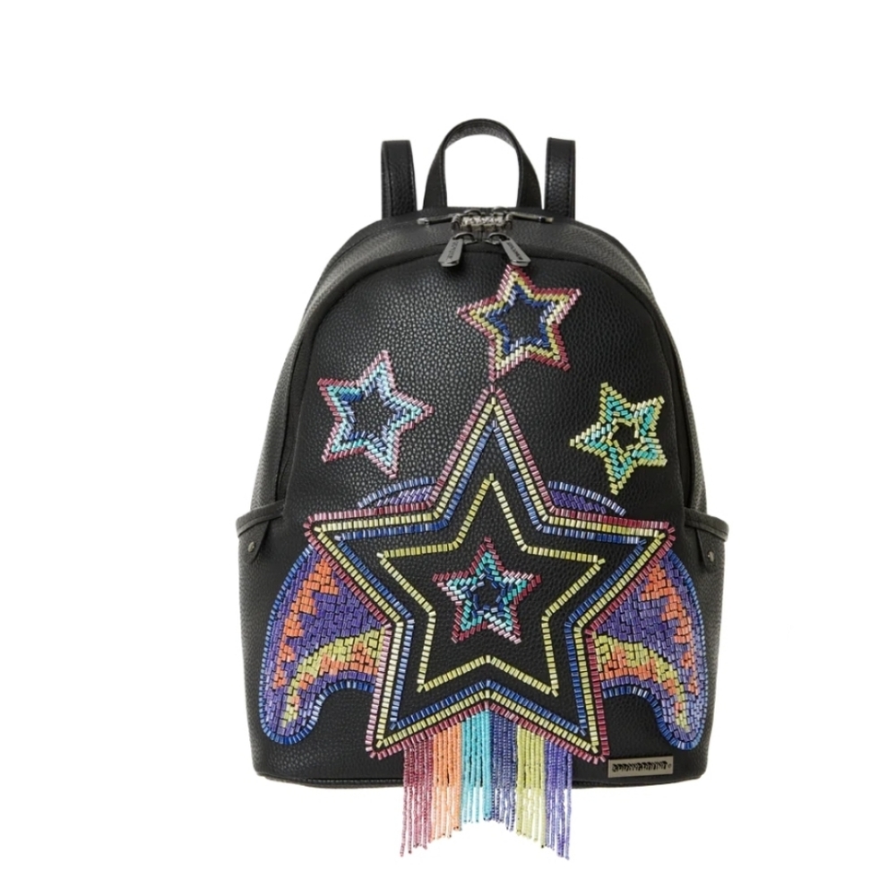Sprayground Star Racer A.1.7 Sandflower Collab Beaded Savage Backpack